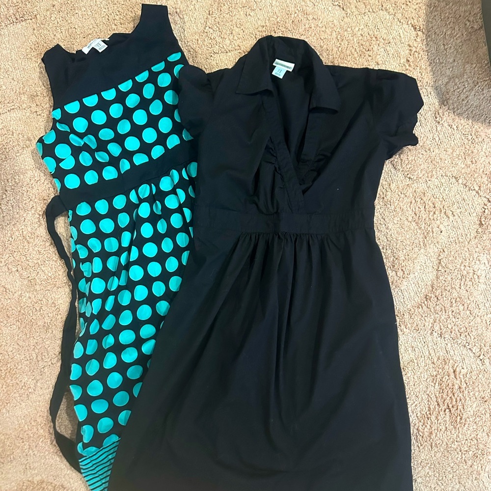Set of 2, Medium Motherhood Maternity Dresses